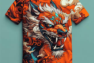 create custom and trendy t shirt design