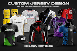 do custom sublimation jersey design and manufacturer service