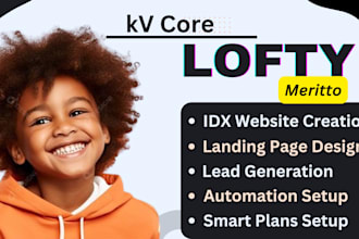 design your website with CRM integration, meritto crm,lofty, kvcore,idx website