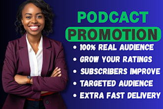 promote your podcast to increase downloads and reach new listeners