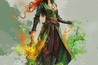 create amazing d and d character for you