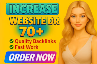 increase ahrefs domain rating dr 70 using high authority SEO backlinks fast