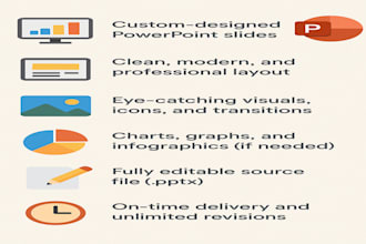create a professional powerpoint presentation or powerpoint template design