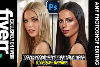 do face swap, head swap, photoshop editing, image editing and photo manipulation