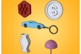 make 3d keychain, print ready stl models for 3d printing