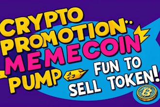 do crypto promotion telegram solana memecoin promotion pump fun to sell token