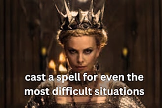 cast an emergency custom spell for your situation