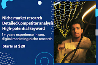 do market research competitor analysis and content strategy