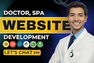 design best medical, doctor, dentist, plastic surgery, med spa website with seo