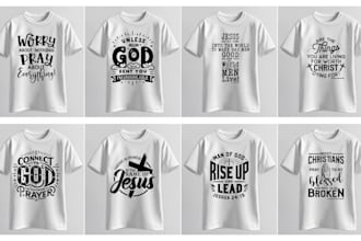 create christian t shirt designs for you