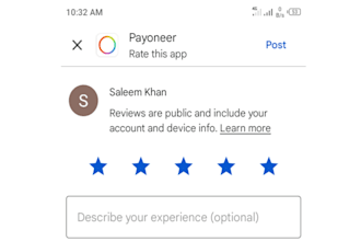 rate your app on google play store