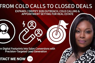expandi dripify b2b outreach, cold calling appointment setting for real estate