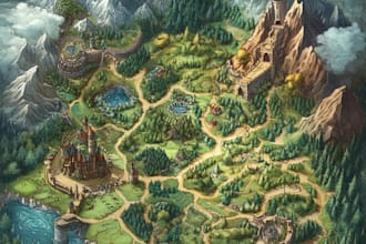 make a fantasy map for your dnd game