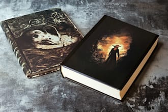 illustrate a professional book cover