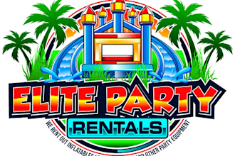 design wonderful bounce house logo for your company