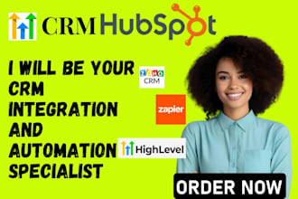 setup, customize and automate zoho CRM and zoho one all apps, hubspot, vapi ai