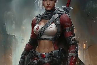 draw superhero character art