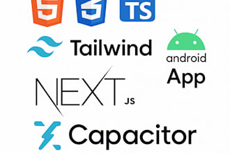 build a android app mobile app and web app with capacitor and next js