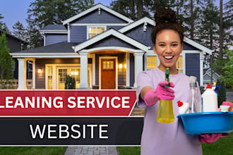build cleaning service website, house and office cleaning, booking koala website