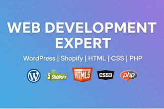 design a fast responsive wordpress or shopify site ai powered headless SEO ready