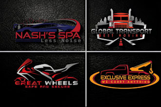 design custom mobile detailing, auto detailing, automotive and car wash logo