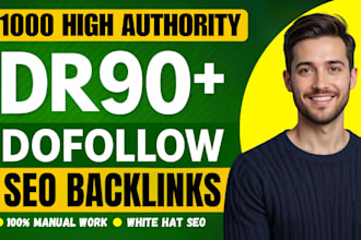 provide high quality 1000 dr 90 dofollow guest post backlinks services