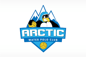 design arctic water polo club logo