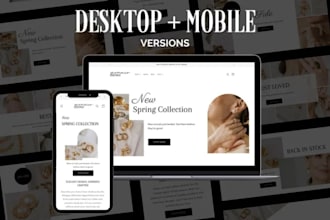 design a modern wix or hostinger website and landing page that converts visitors