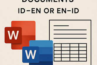 translate your civil engineering documents id en or en id