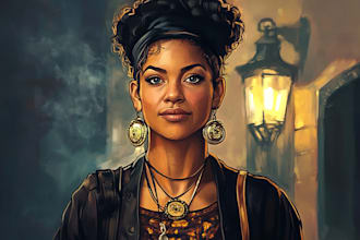 paint a realistic digital portrait