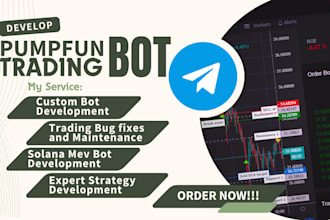 build telegram bot volume solana, pump fun bot on xrpl solana evm sui holder bot