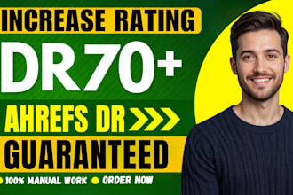 increase your domain rating ahrefs dr 70 plus with dofollow backlinks