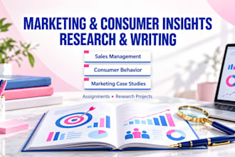 do sales management assigned, consumer behavior research, marketing case studies