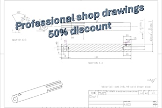 do professional manufacturing drawings