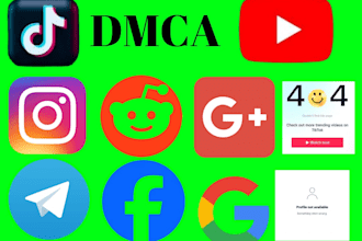 remove copyright ,leaked content from google redtit ig ebay telegram under dmca