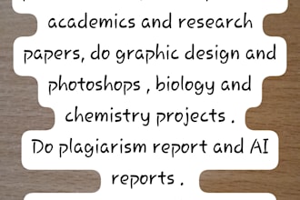 do a graphic design and an excellent powerpoint  presentation