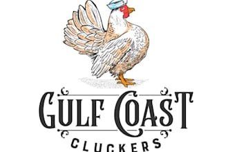 design fun backyard chicken keeper logo