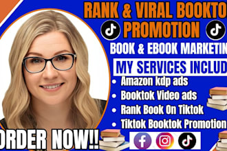 booktok promotion tiktok promotion ebook marketing amazon kdp ads booktok video