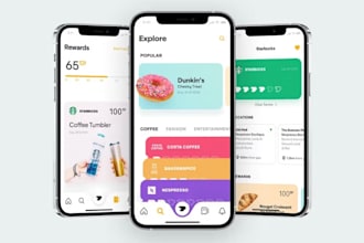 develop loyalty app, customer rewards app, points and cashback app