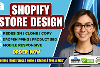 do shopify design shopify redesign theme customization clone shopify store