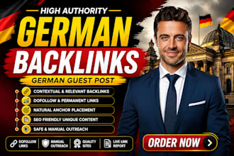 do german backlinks via german guest post and SEO link building