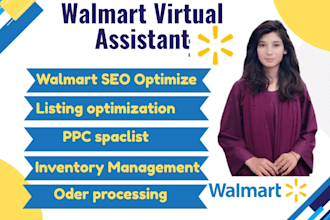 be your walmart VA for listings, SEO, and wfs uploads