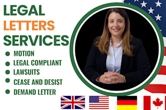 do contracts, legal motions, lawsuits, legal complaints with legal letter head