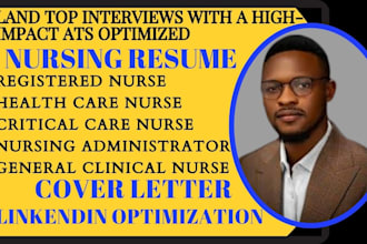 write an ats friendly nurse manager, general, registered, travel nurse resume cv