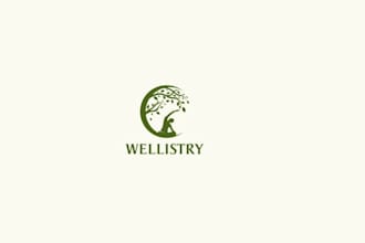 create wonderful and excellent wellness logo design