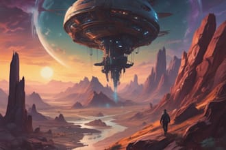 draw sci fi art and spaceship design