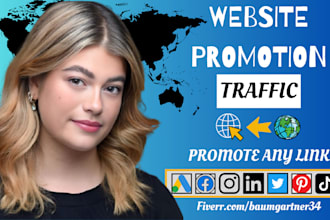 increase website traffic, organic website promotion on social media, shopify ads