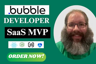 bubble io mvp saas marketplace website develop ai lovable bolt new made make com
