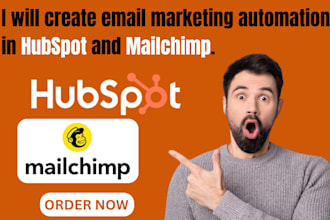 create email marketing automation in hubspot and mailchimp
