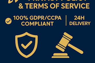 do privacy policy and terms of service agreements